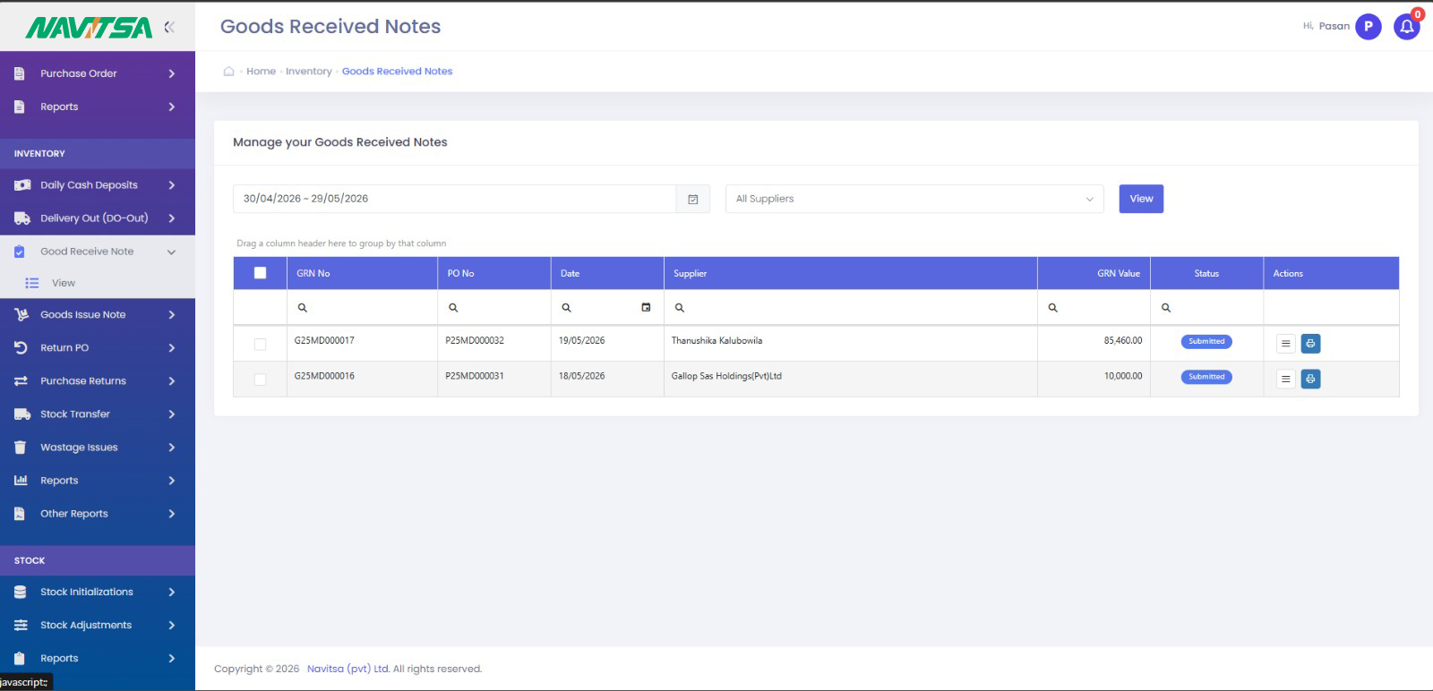 ERP Module